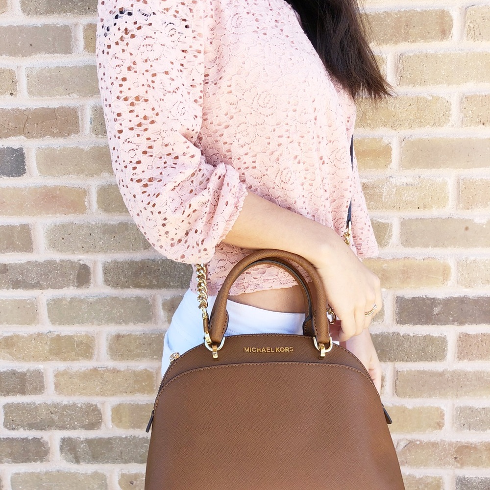 NWT Michael Kors Emmy Small Dome Satchel - Picture 2 of 8